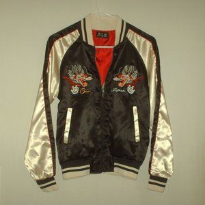 Vintage ladies Tokyo Japan dragon bomber jacket
